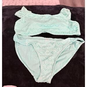 Mint crochet Bikini